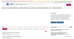 Desktop Screenshot of cencenelec.eu